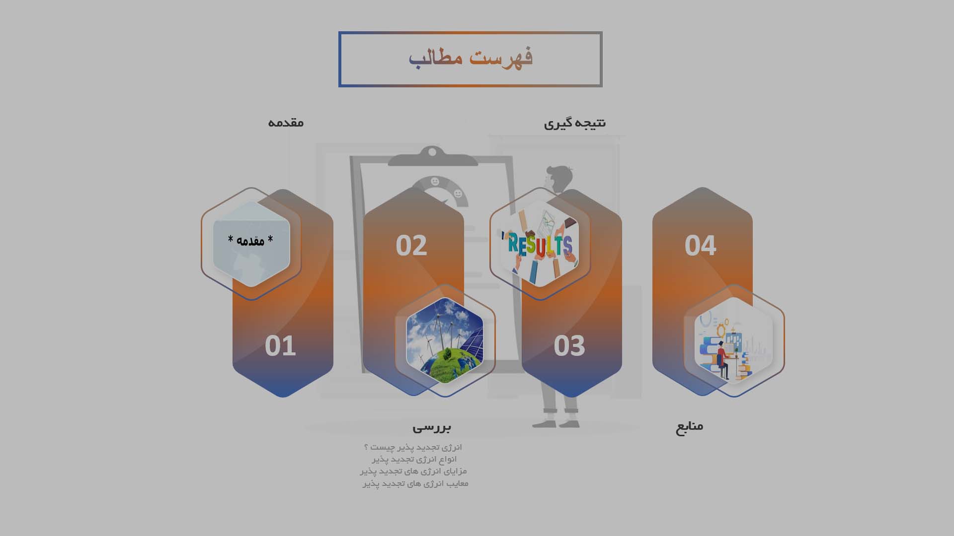 پاورپوینت در مورد انرژی های تجدید پذیر